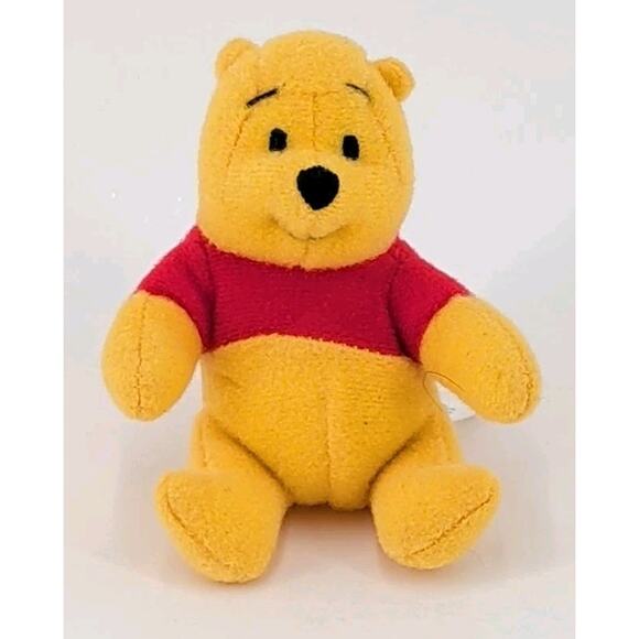 Vth MATTEL Walt Disney Winnie the Pooh Plush Stuffed Bear 11” W/ 3" Mini Pooh - Picture 10 of 12